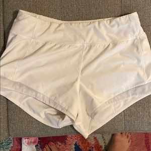 Lululemon white shorts